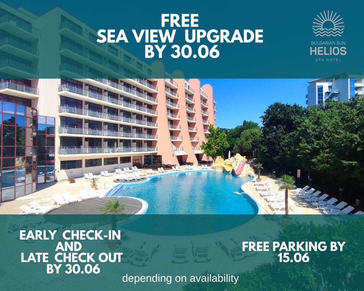 Helios Spa Hotel - All Inclusive - Pool&Children Slides - Entertainment Golden Sands Exterior foto